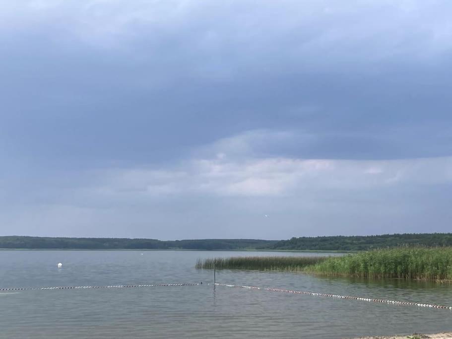 Gemuetliches Holzhaus Am See Warin Exterior foto